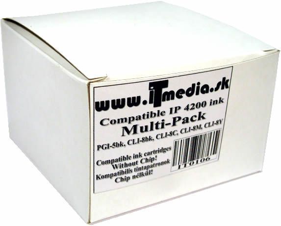 Image of Canon ink (itmedia) ***IP4000-IP4200 MULTIPACK*** (no chip) (IT0106)