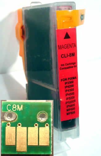 Image of Canon ink (itmedia) CLI-8 Magenta **WITH CHIP** (IT2567)