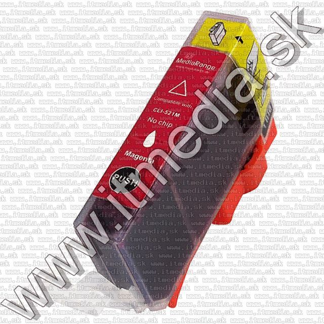 Image of Canon ink (MediaRange) CLI-521 Magenta *No Chip* (IT7491)