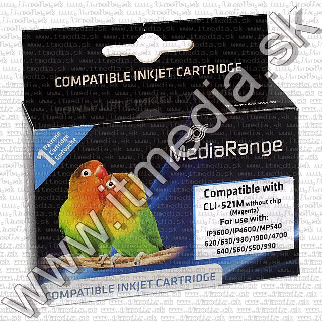 Image of Canon ink (MediaRange) CLI-521 Magenta *No Chip* (IT7491)