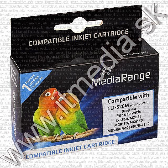 Image of Canon ink (MediaRange) CLI-526 Magenta *No Chip* (IT7478)
