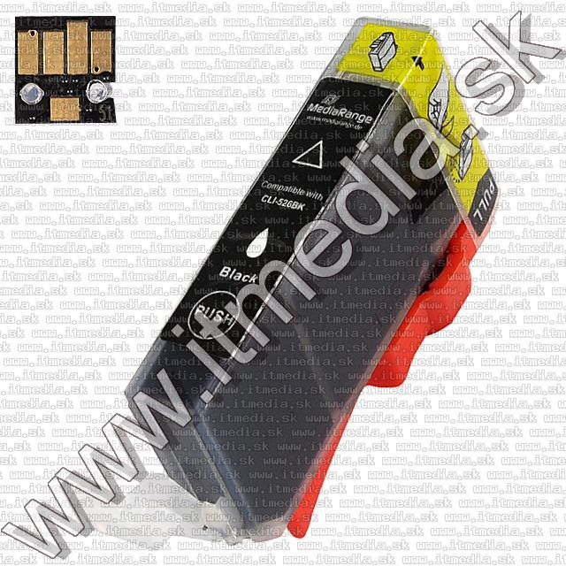 Image of Canon ink (MediaRange) CLI-526 Black **WITH CHIP** (IT7482)