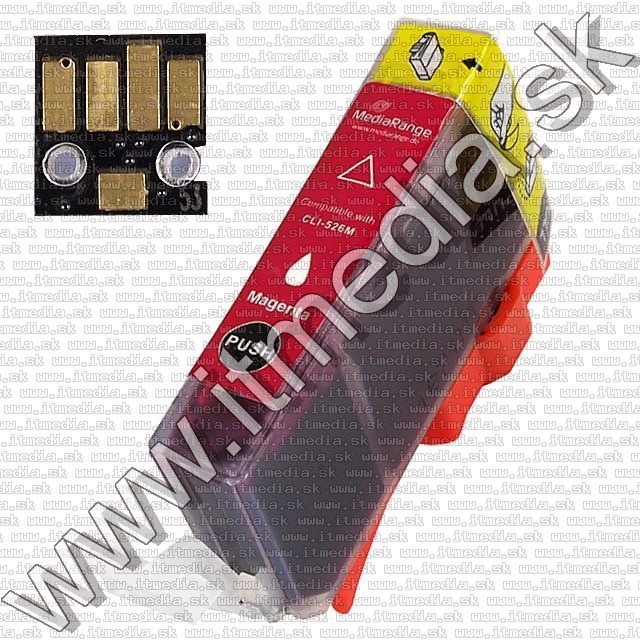 Image of Canon ink (MediaRange) CLI-526 Magenta **WITH CHIP** (IT7484)