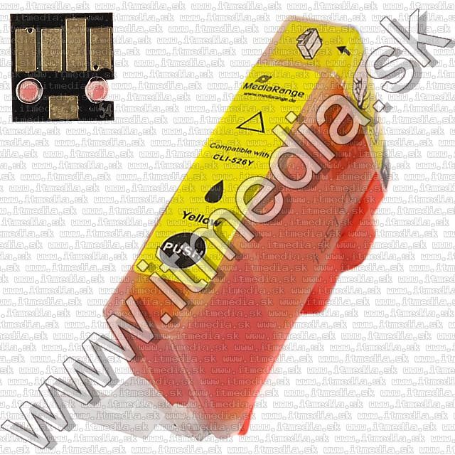Image of Canon ink (MediaRange) CLI-526 Yellow **WITH CHIP** (IT7485)