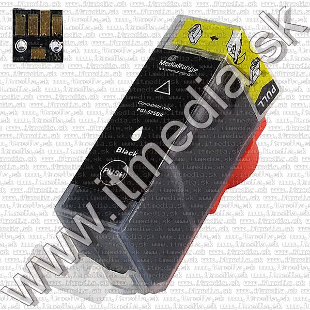 Image of Canon ink (MediaRange) PGI-525 Black **WITH CHIP** (IT7487)
