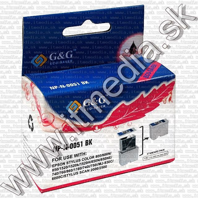 Image of Epson ink (GnG) 0T051 black (108 189 comp.) (IT6467)