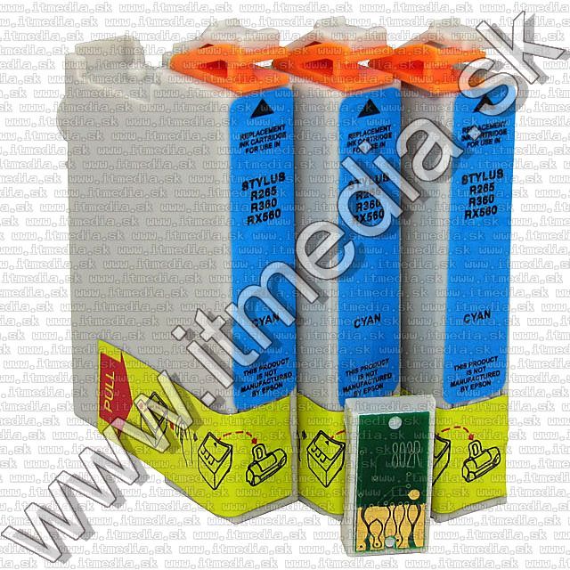 Image of Epson ink (LOGIC) T0802 v3.11 *Cyan**3pack* (IT6896)