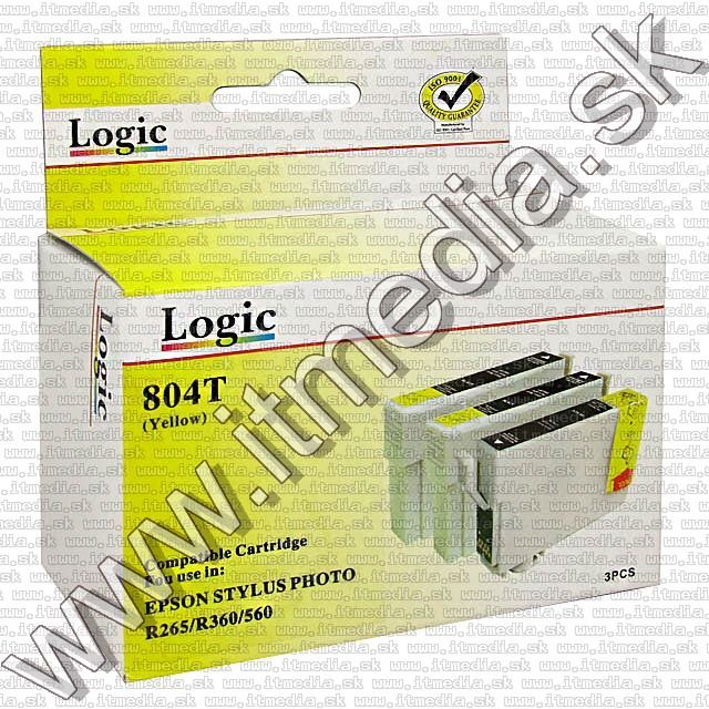 Image of Epson ink (LOGIC) T0804 v3.11 *Yellow**3pack* (IT6898)