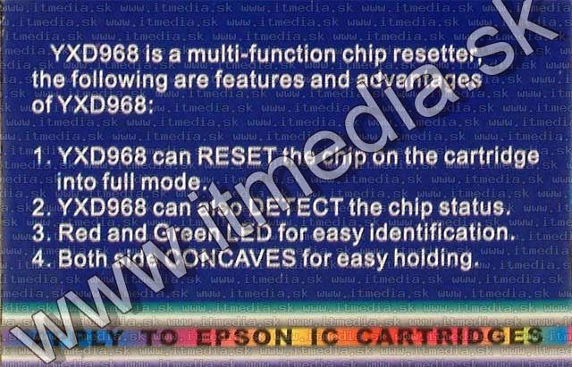 Image of Epson CHIP RESETER YXD-968 *71x 80x* BULK INFO! (IT4750)