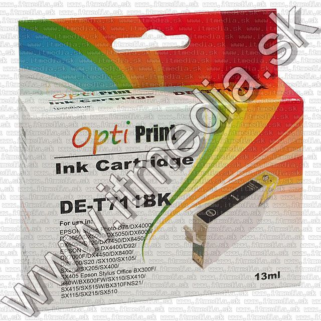 Image of Epson ink (optiPrint) 0T711 *black* (6.0) (IT7449)