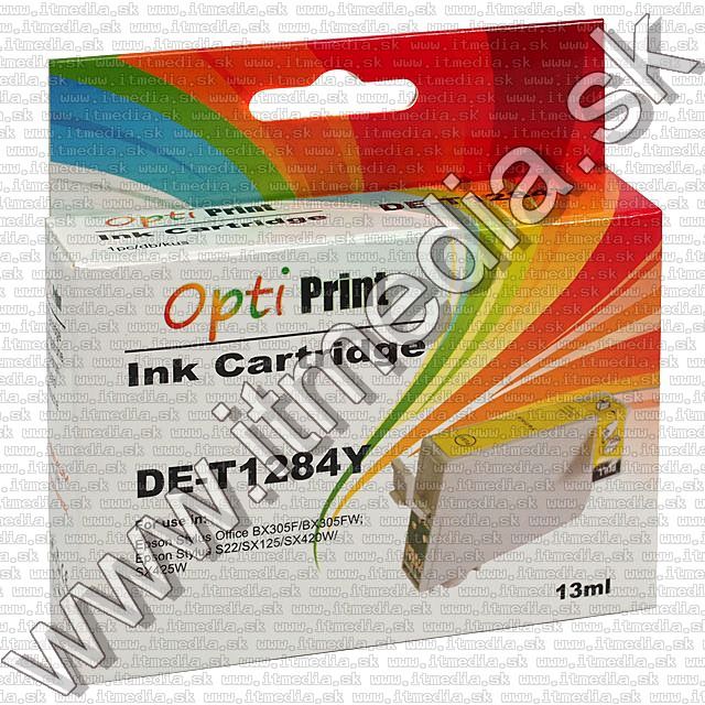 Image of Epson ink (optiPrint) T1284 Yellow (v6.2) (IT7456)