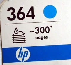 Image of HP ink (HP *Original*) 364 (CB318EE) cyan (IT3315)