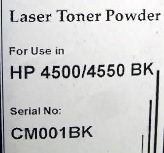 Image of IT Media HP 4500 refill powder black 200g CM-001bk (IT2883)