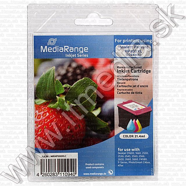 Image of Hp ink (MediaRange) 300 (CC643EE) Color XXL *Compatibile* (IT8839)
