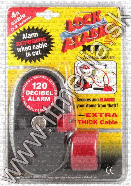 Image of Lock Alarm XT 120dB 1.3m (6795XT) (IT5638)