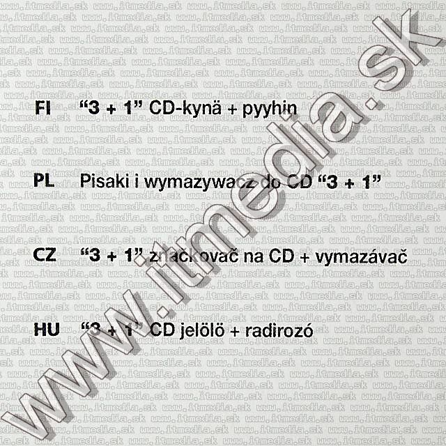 Image of Heitech Mark-It CD Marker Pen 4-set (IT2921)