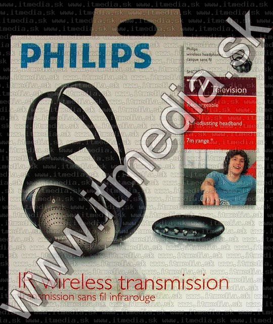Image of Philips Wireless Headphones SHC2000 *IR* (IT5294)