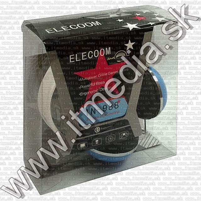 Image of EleCoom - Somao Headphones IN-988 *Baby Blue* (IT8015)