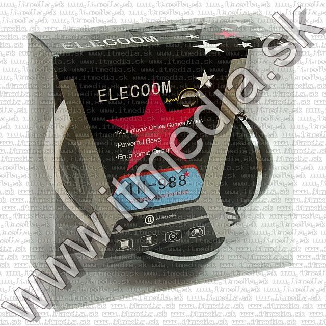 Image of EleCoom Headphone IN-988 *Black* (IT8016)