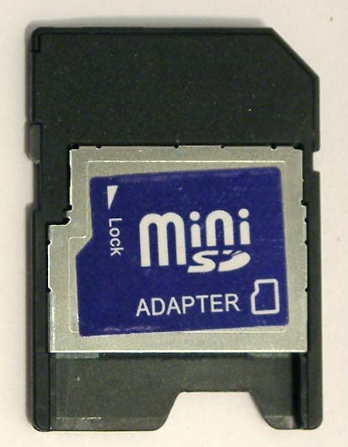 Image of MiniSD to SD ***ADAPTER*** (IT4297)