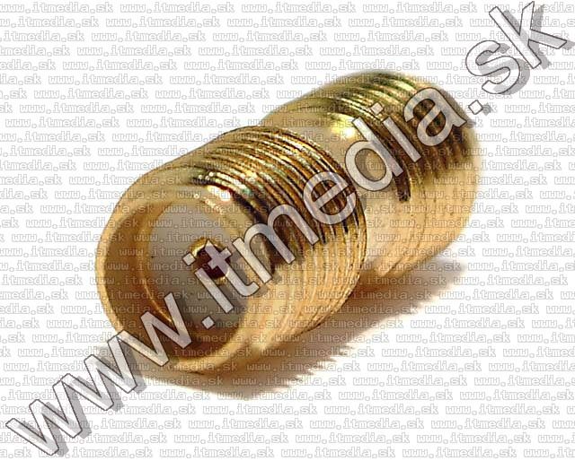 Image of SMA coupler (extender), golden *female-female* (IT4919)