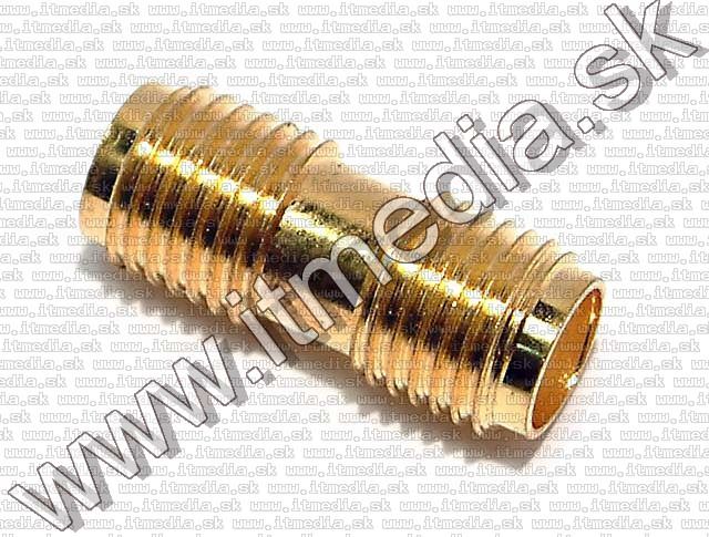 Image of SMA coupler (extender), golden *female-female* (IT4919)