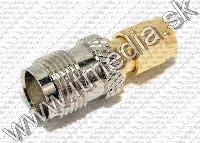 Image of SMA male - TNC female converter, golden (IT4920)