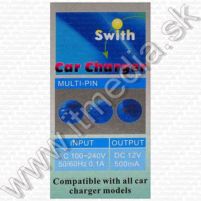 Image of IT Media *mini* DC adaptor 220v - 12v 500mA cigarlighter (IT1137)