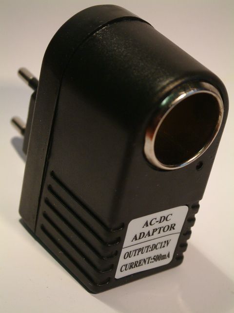 Image of IT Media *mini* DC adaptor 220v - 12v 500mA cigarlighter (IT1137)