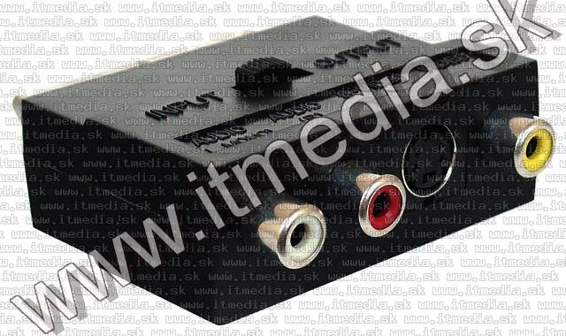 Image of Philips SCART adapter, S-video, 3xRCA *Plastic* (IT5237)