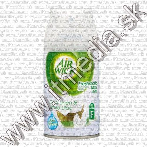 Air Wick Freshmatic Utántöltő *Cool Linen & White Lilac* 250ml (IT10626) Image of Air Wick Freshmatic Utántöltő *Cool Linen & White Lilac* 250ml (IT10626)