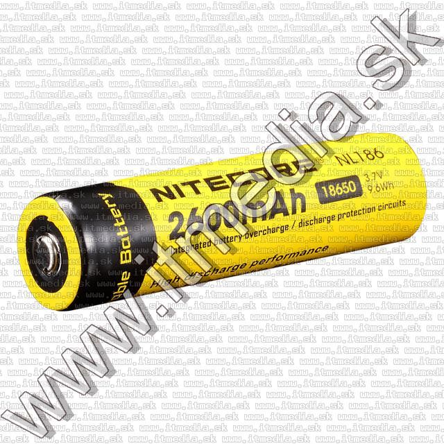Image of Nitecore 18650 Lithium-Ion akkumulátor 2600mAh 3.7V (IT10465)