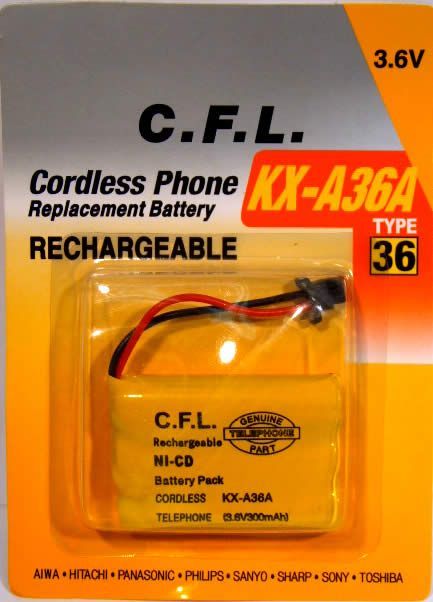 Image of CFL Ni-Cd akku 3.6v 300 mAh (IT3388)