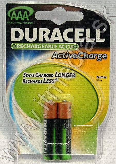 Image of Duracell *Active Charge* akku HR03 2x800 mAh AAA (IT4506)