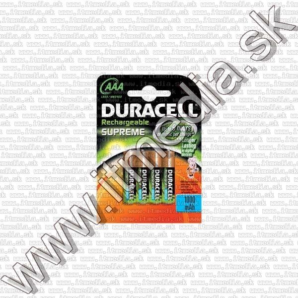 Image of Duracell Supreme akku R03 4x 1000 mAh AAA (IT8196)