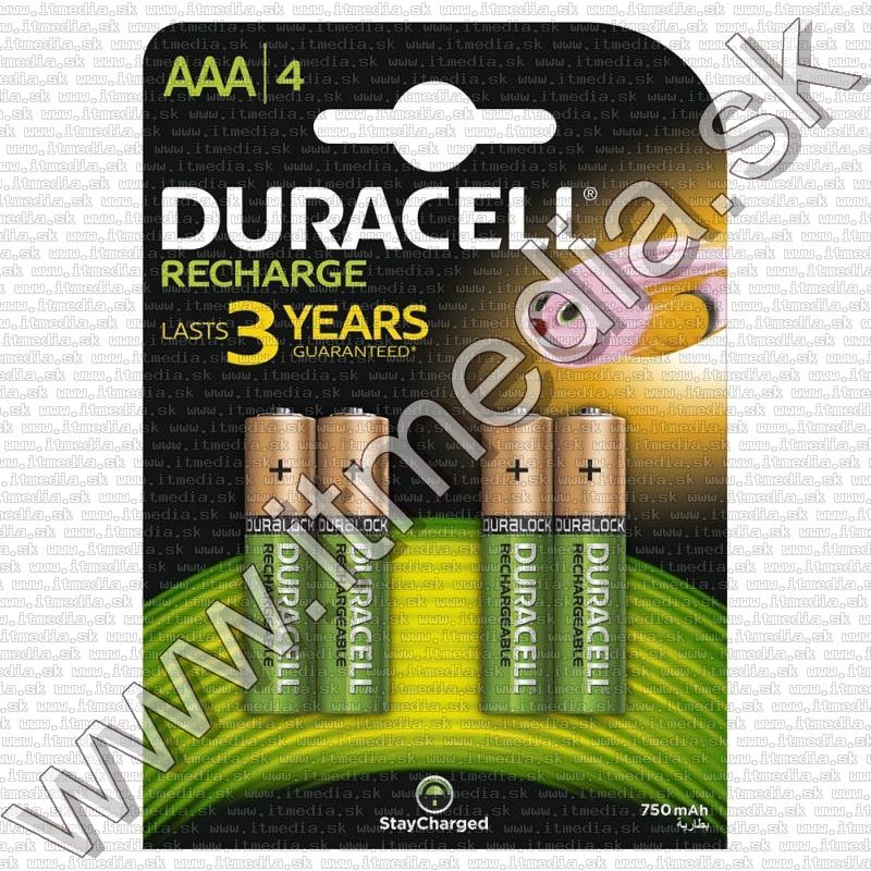 Image of Duracell Stay Charged akku HR03 4x750 mAh AAA *Ready2Use* (IT8411)