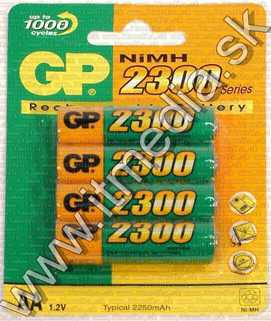 Image of GP akku R06 4x 2300 mAh AA (IT4116)