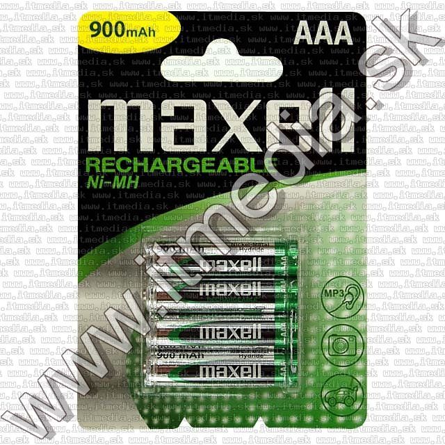 Image of Maxell Ni-Mh akku HR03 4x 900 mAh AAA (IT7724)