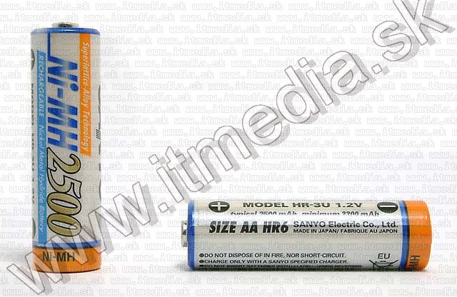Image of SANYO Ni-Mh akku HR06 2x2500 mAh AA *standard* (IT5142)
