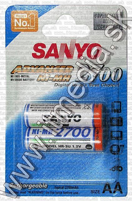 Image of SANYO Ni-Mh akku HR06 2x2700 mAh AA *standard* (IT5423)