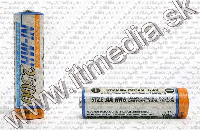 Image of SANYO Ni-Mh akku HR06 4x2500 mAh AA *standard* (IT4975)