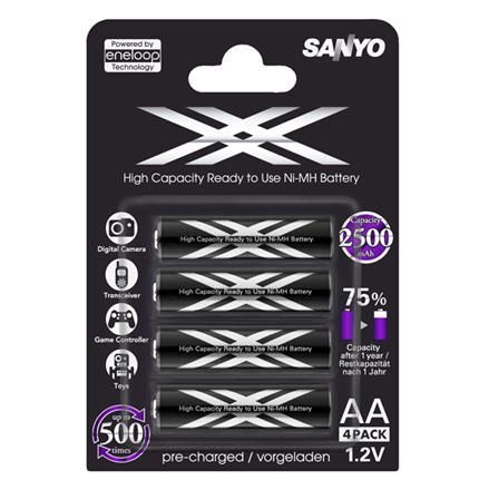 Image of SANYO Eneloop XX akku HR06 4x2450 mAh AA (IT7256)