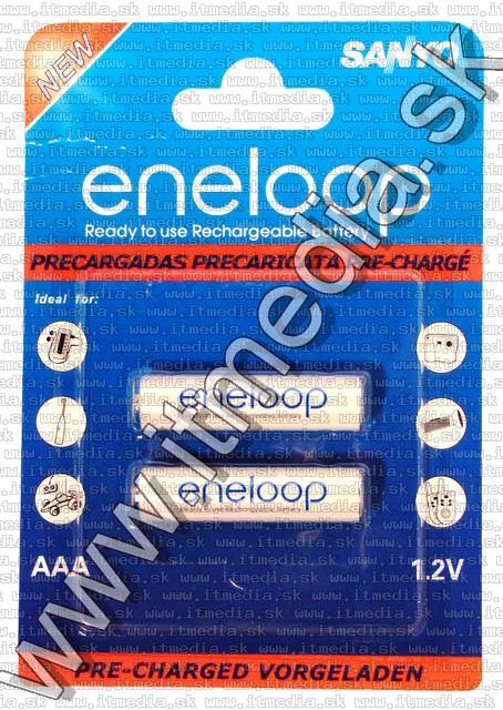 Image of SANYO Eneloop akku HR03 2x750 mAh AAA *Ready2Use* (IT5421)