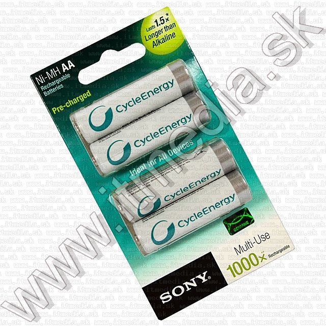 Image of Sony akku R06 4x 1000mAh AA (IT8308)