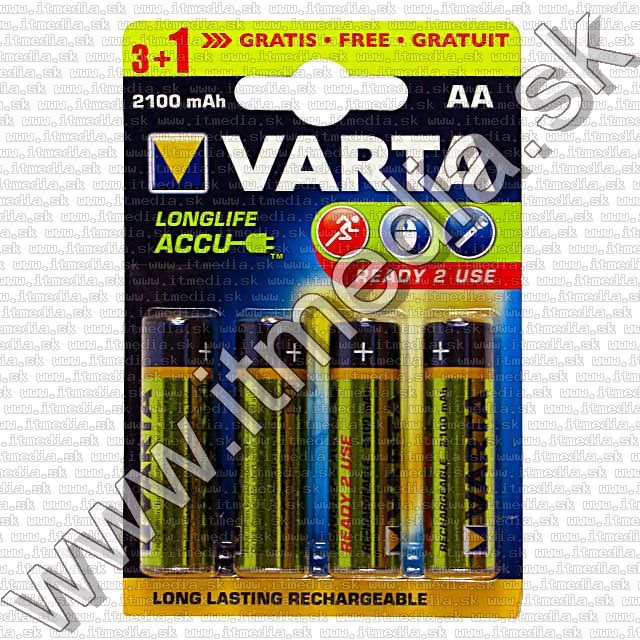 Image of Varta akku R06 4x 2100 mAh AA *Ready To Use* (IT7089)