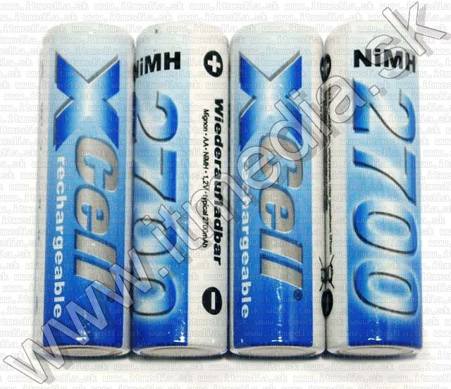 Image of XCell akku HR06 **4x** 2700 mAh AA (IT4480)