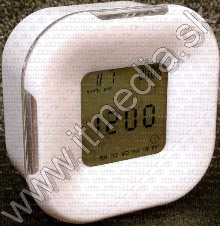 Image of Turnable Alarm Clock with Temperature (IT3323)