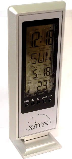 Image of Xiron Alarm Clock with Temperature (IT3309)