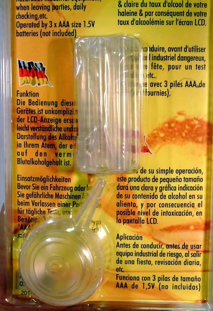 Image of Automan Alcohol Tester with LCD Display (IT3311)