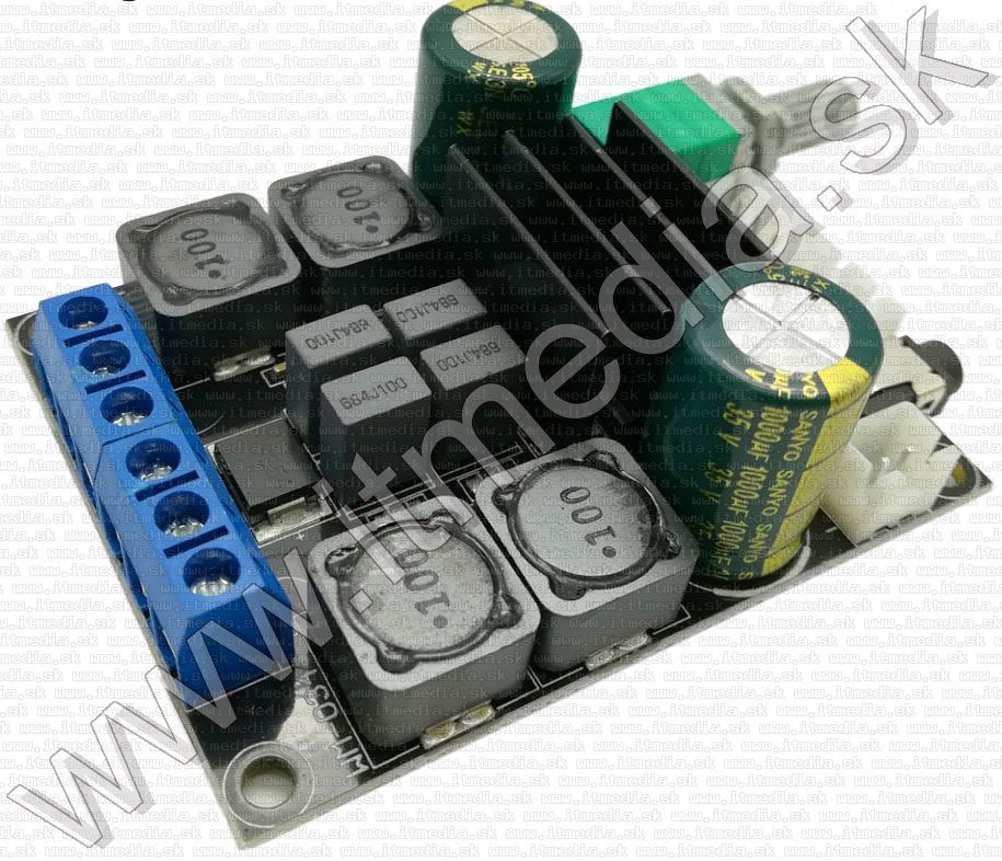 Image of Digitális erősítő panel sztereó 2x50w 24V (bulk) TPA3116 (IT14030)